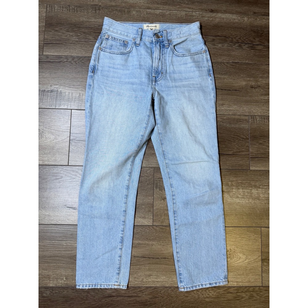 Madewell The Perfect Vintage Jean Light Wash High Rise Straight 24P H8958